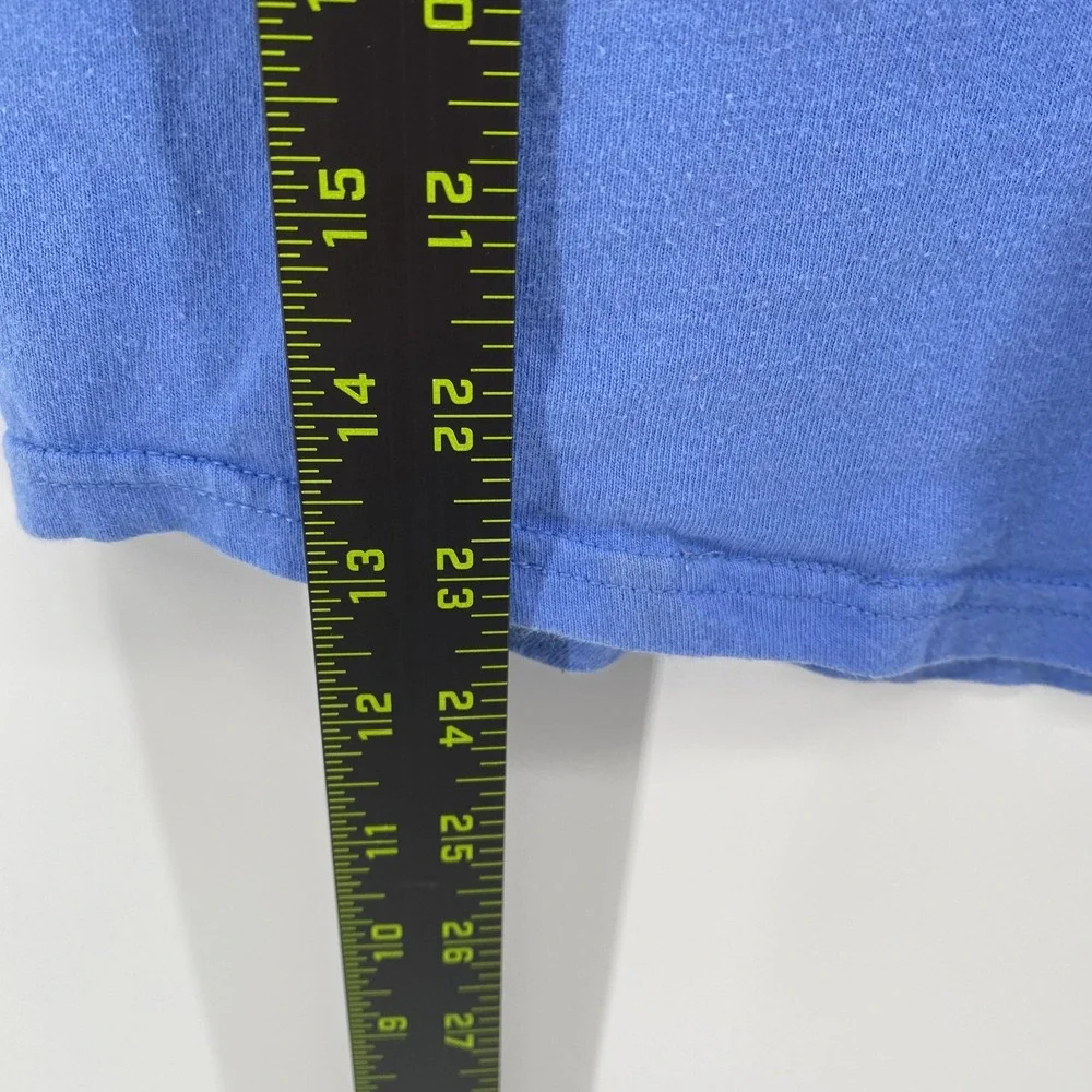 Champion Shirt Boys Small Blue Raglan Ripken Stadium Baseball‎ 3/4 Sleeve Tee